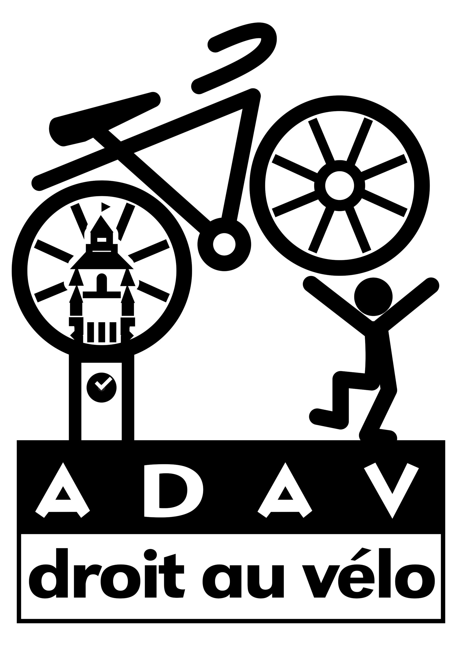 logo Association Droit Au Vélo (ADAV)
